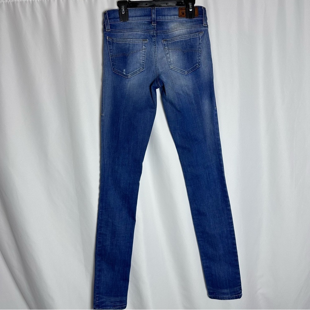 Diesel Grupee Blue Super Slim-Skinny Jeans Women’s W25 L32 Stretchy Low Waist - Picture 3 of 14